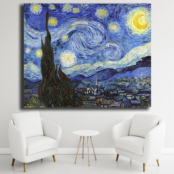 Vincent van Gogh Starry Night Cam Tablo